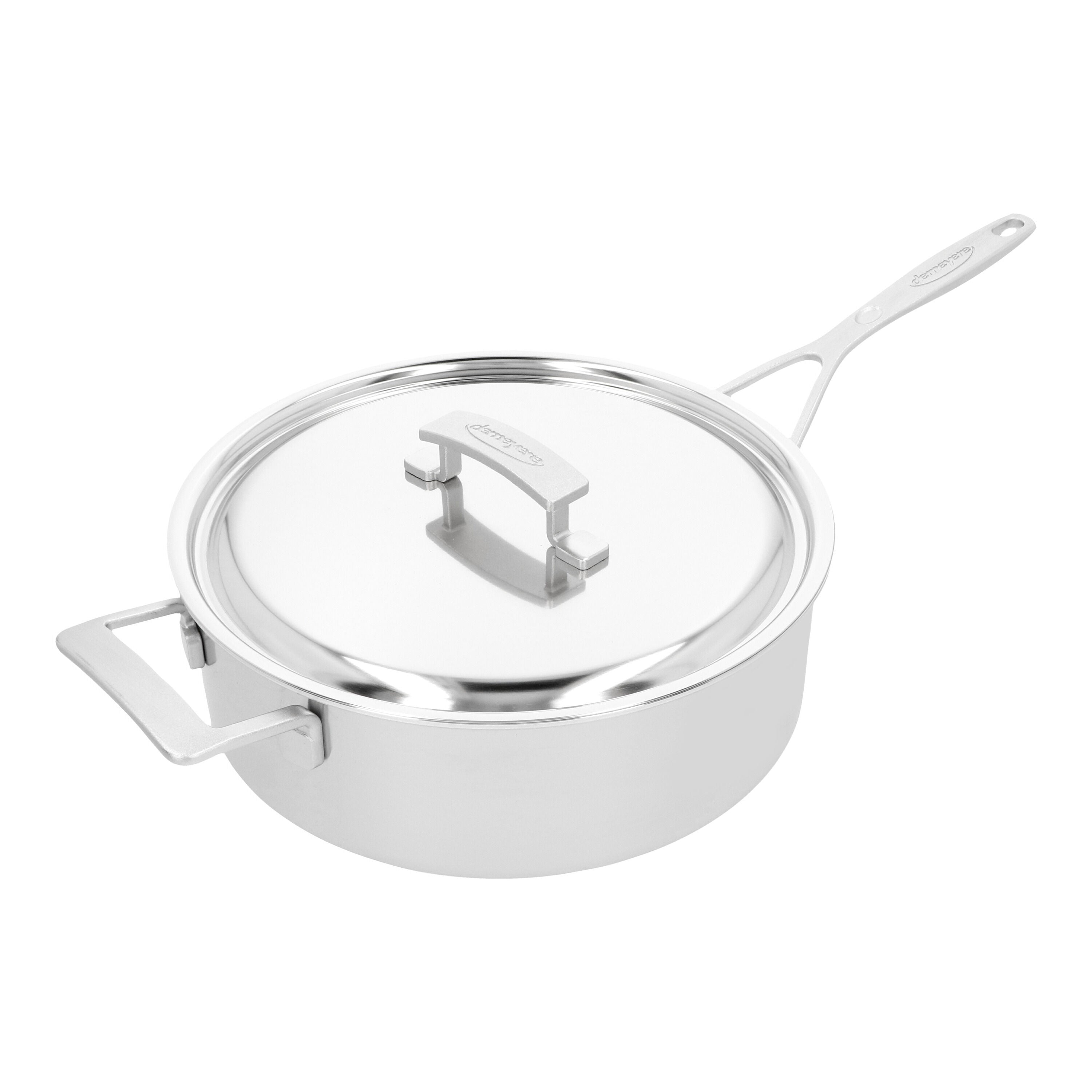 DEMEYERE Industry 5 28 cm 18/10 Stainless Steel Saute Pan With Lid-1