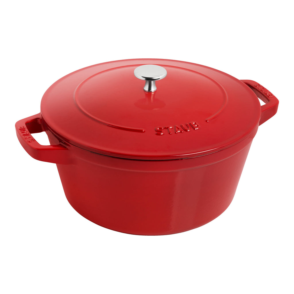 STAUB Stackable Set Stackable Set 3 Piece Cast Iron, Cherry