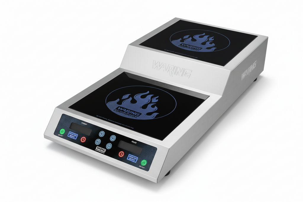 WIH800 Heavy-Duty Commercial Double Induction Heater by Waring Commercial