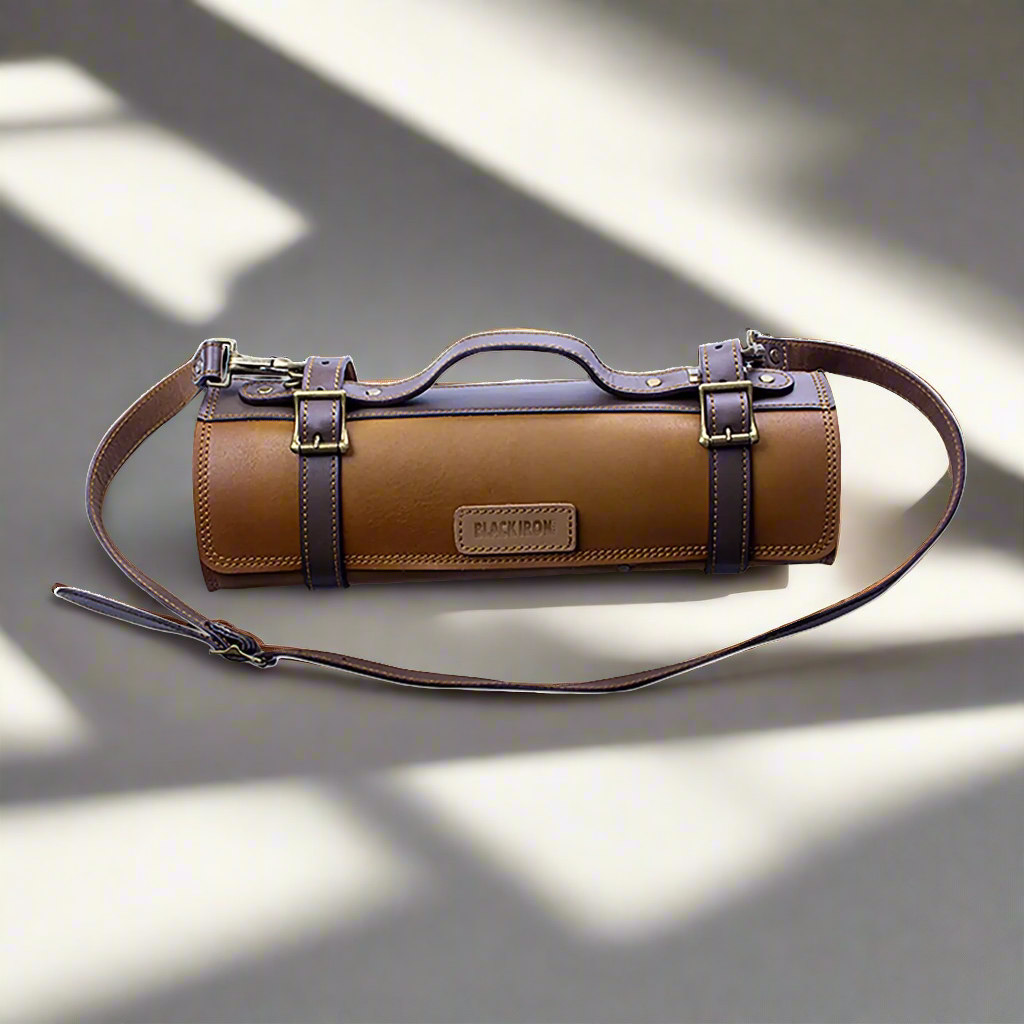 Étui à couteaux Ginza Steel Vagabond – Sac de chef en cuir FULL GRAIN