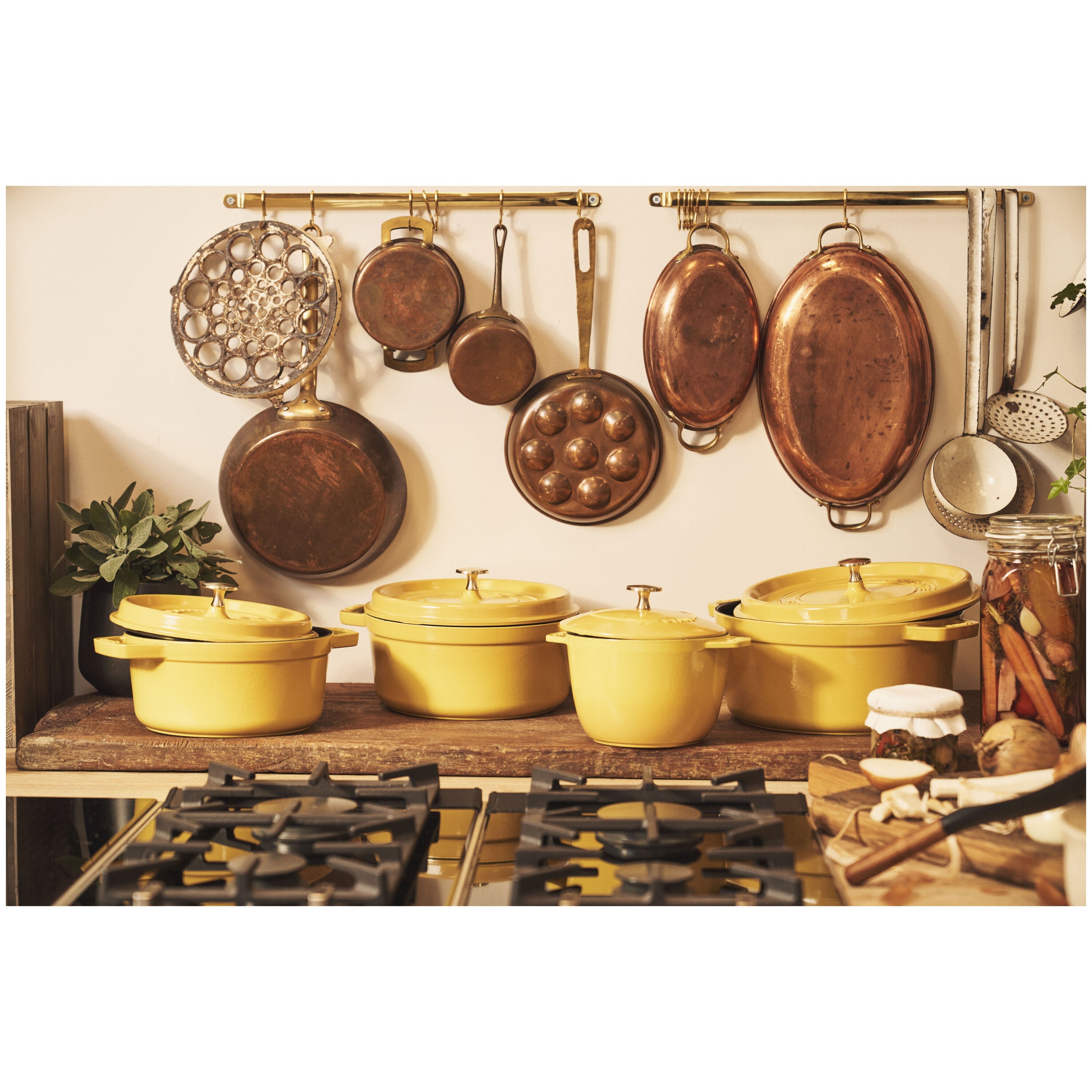 STAUB La Cocotte 1.75 L Cast Iron Round Rice Cocotte, Citron-3