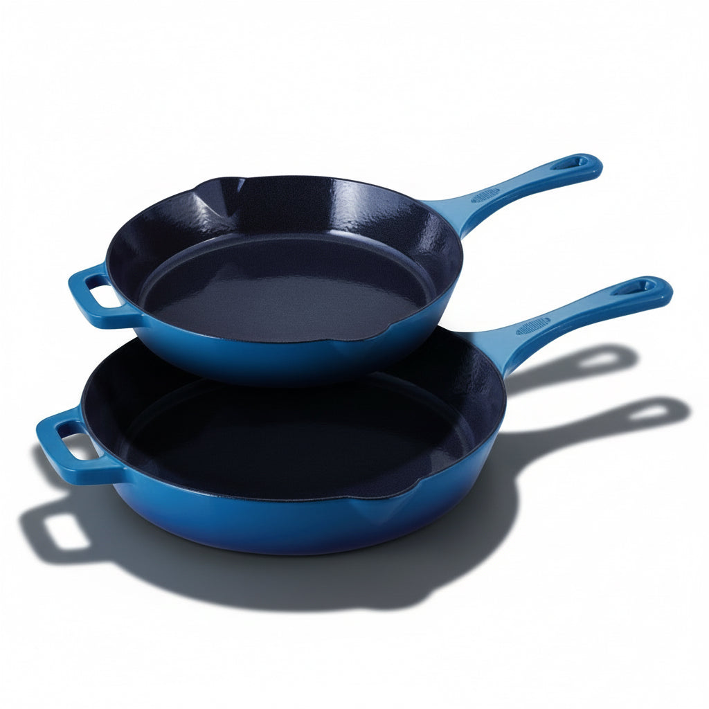 HENCKELS 2 Piece Cast Iron Frying Pan Set 00
