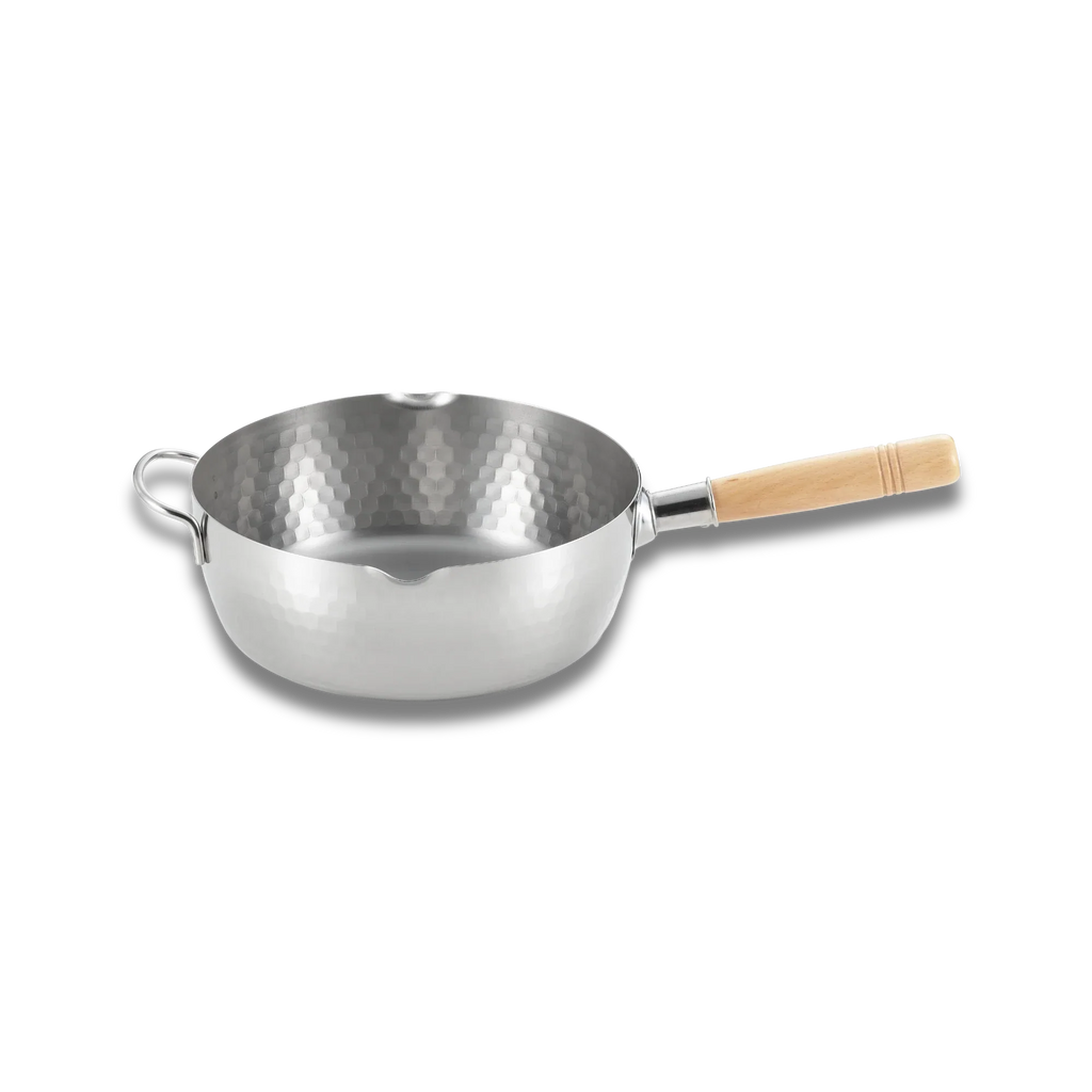 Casserole Yoshikawa Yukihira - 24 cm en acier inoxydable - 3,6 L